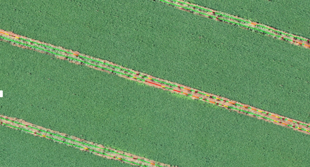 Processamento de falhas de plantio em MEIOSI