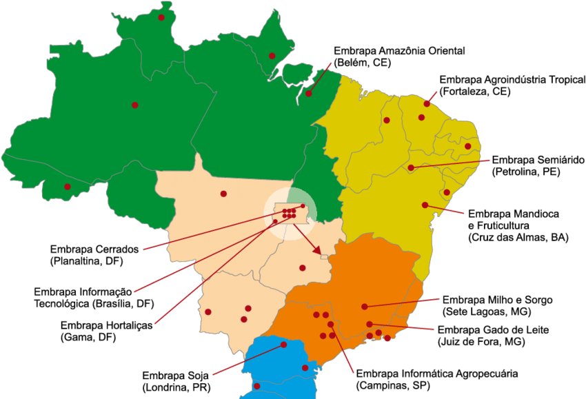 embrapa no Brasil
