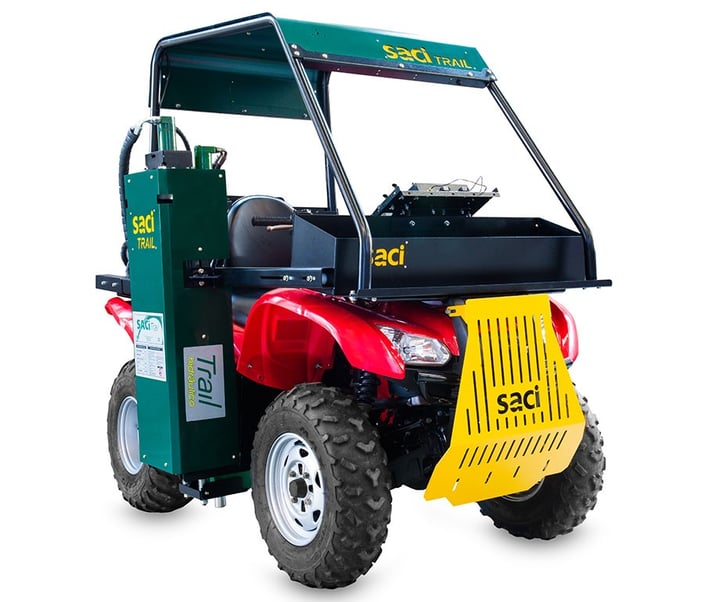 Amostrador Hidráulico integrado a um quadriciclo, Fonte: Saci Soluções.