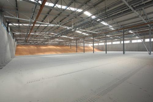 galpão de armazenagem de grãos